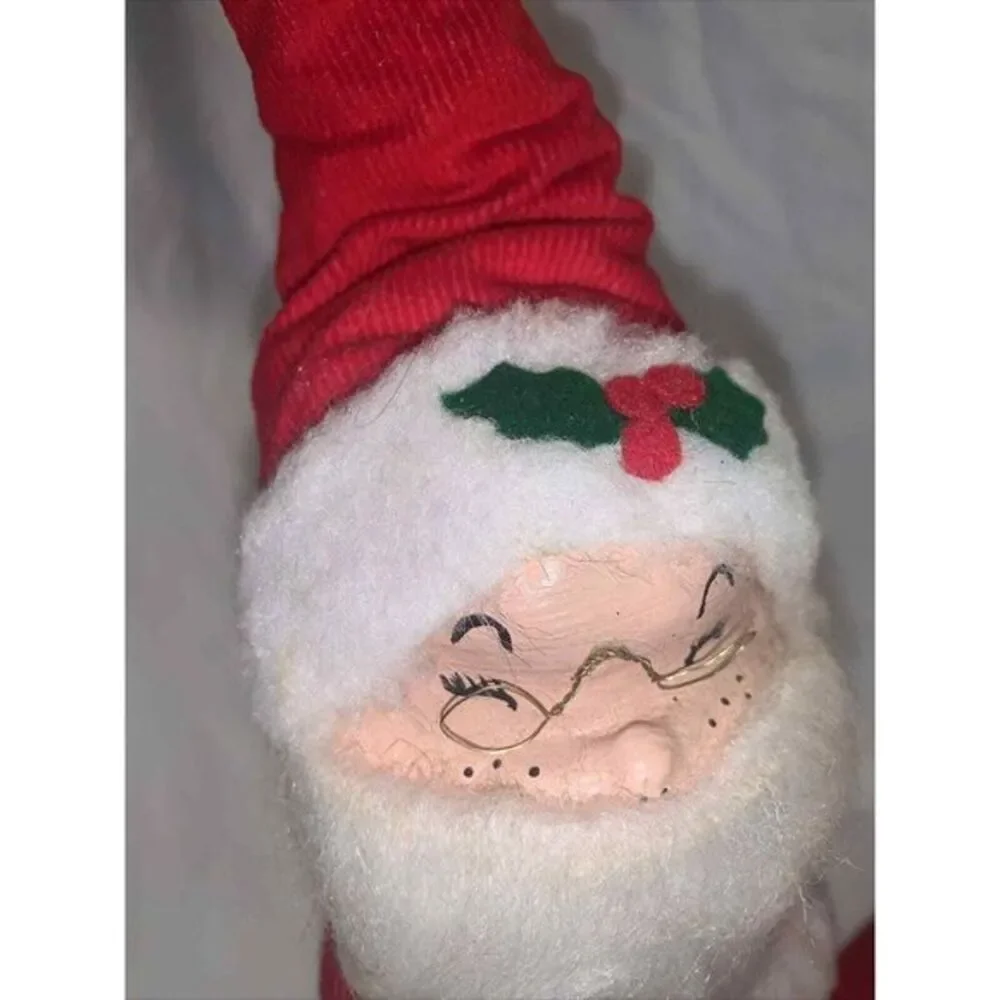 Vintage Mr & Mrs Santa Claus Figures 9